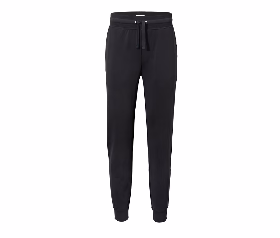 Eine schwarze Sweathose.