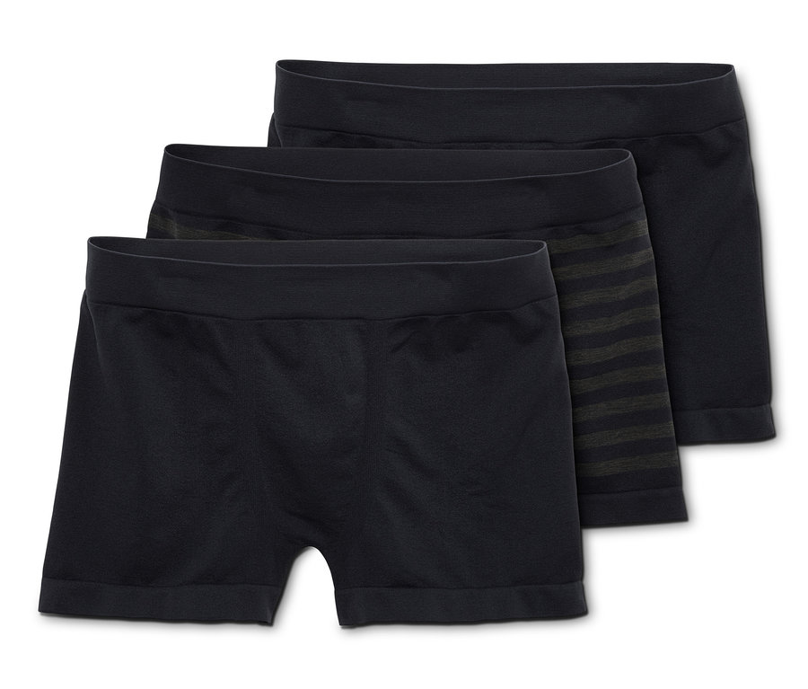 Drei schwarze Seamless-Slipboxer.