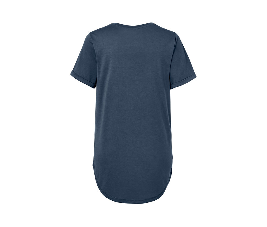 Blaues Longshirt.
