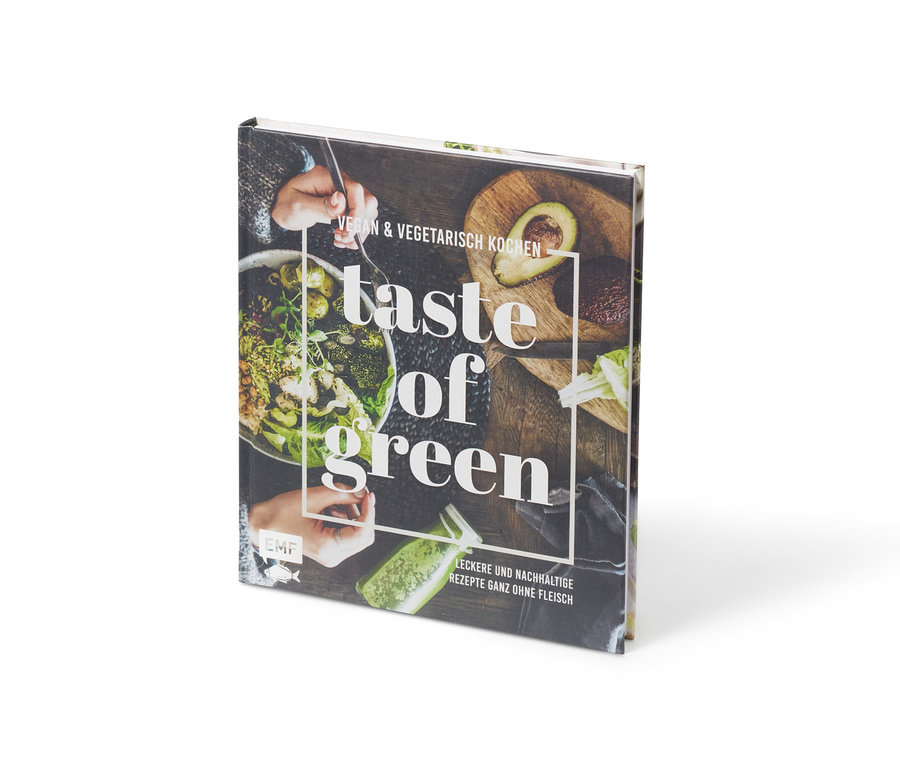 Buch »Taste of Green – vegan & vegetarisch kochen«.
