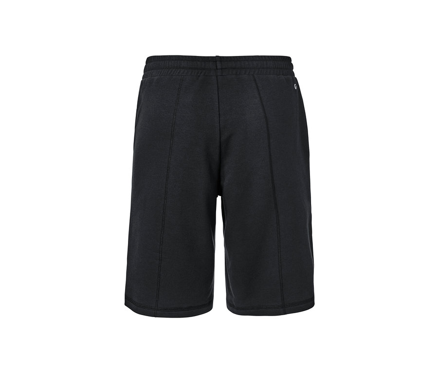 Braun-schwarze Funktionsshorts.