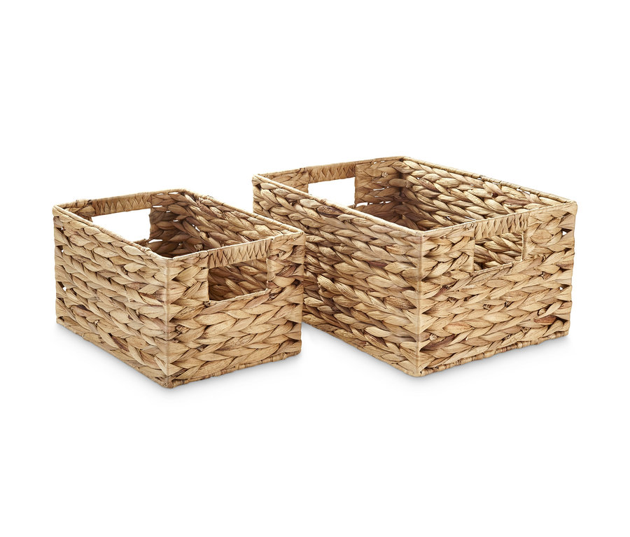 Zwei Aufbewahrungskörbe.