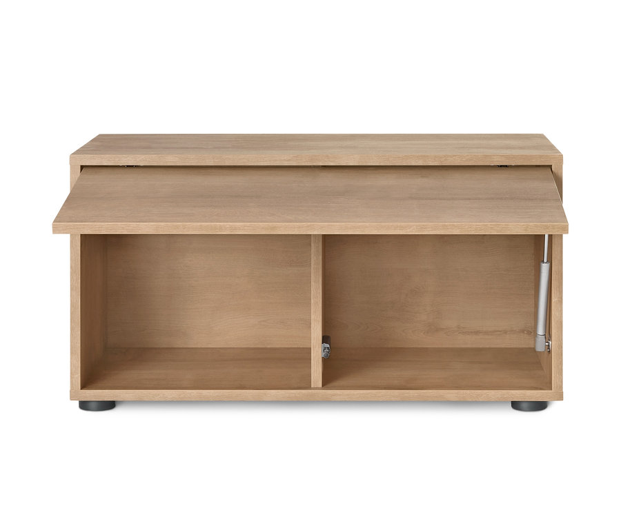 Regalmodul »Flemming«, ca. 75 x 37,5 cm, mit Klappe, Eichendekor.