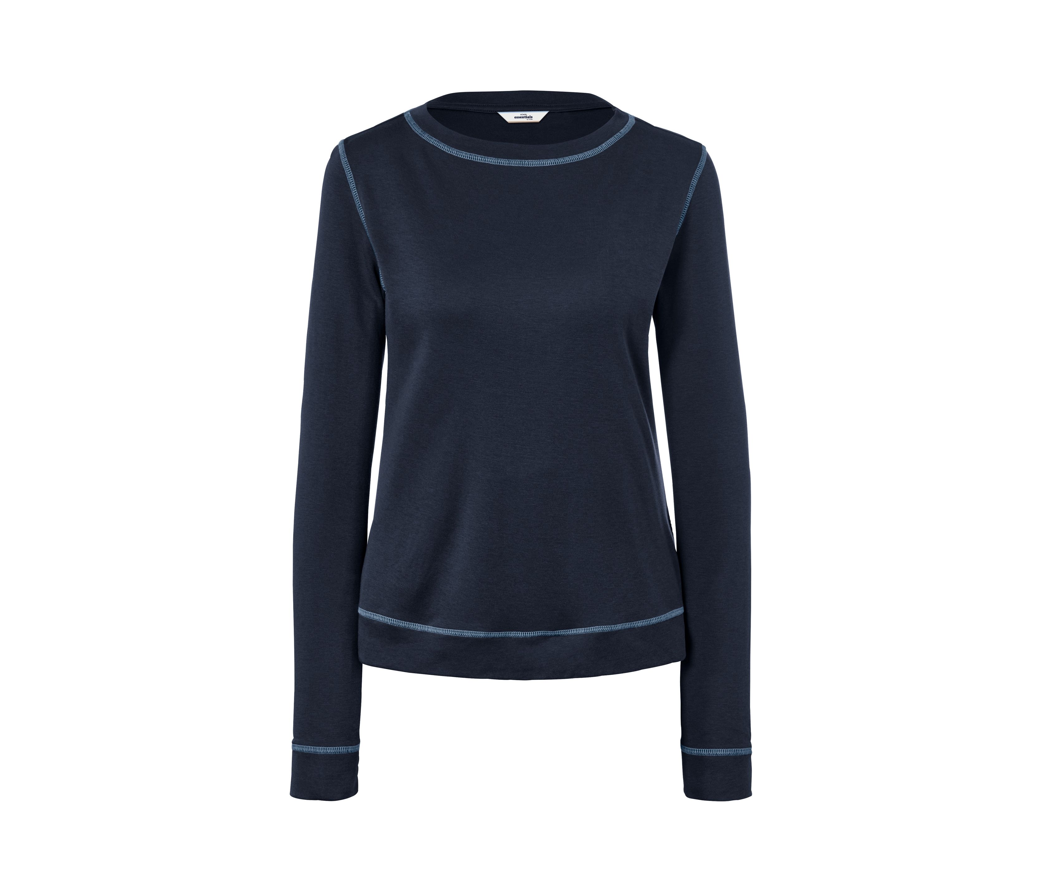 Tchibo - Langarmshirt - Damen - Gr. XL - dunkelblau