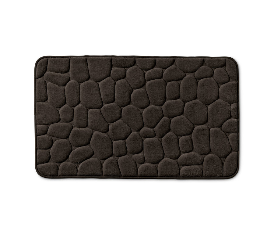 Braune Komfort-Badematte, ca. 45 x 75 cm.