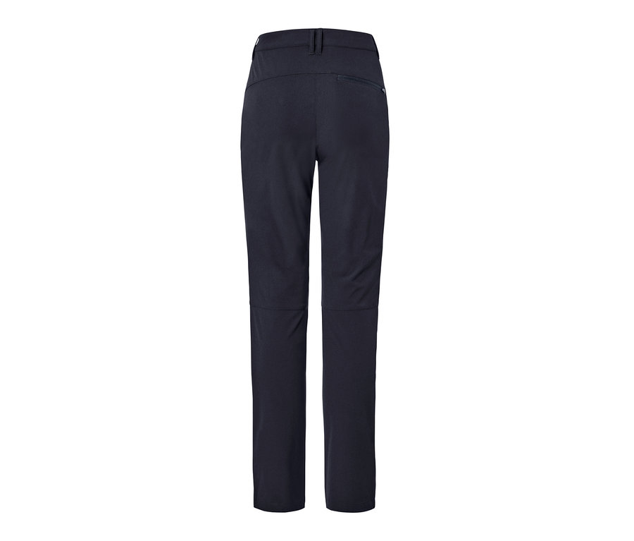 Dunkelblaue Softshell-Hose von hinten.