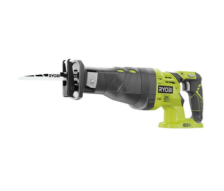 Ryobi R18RS-0 Akku-Säbelsäge in Grün und Schwarz.