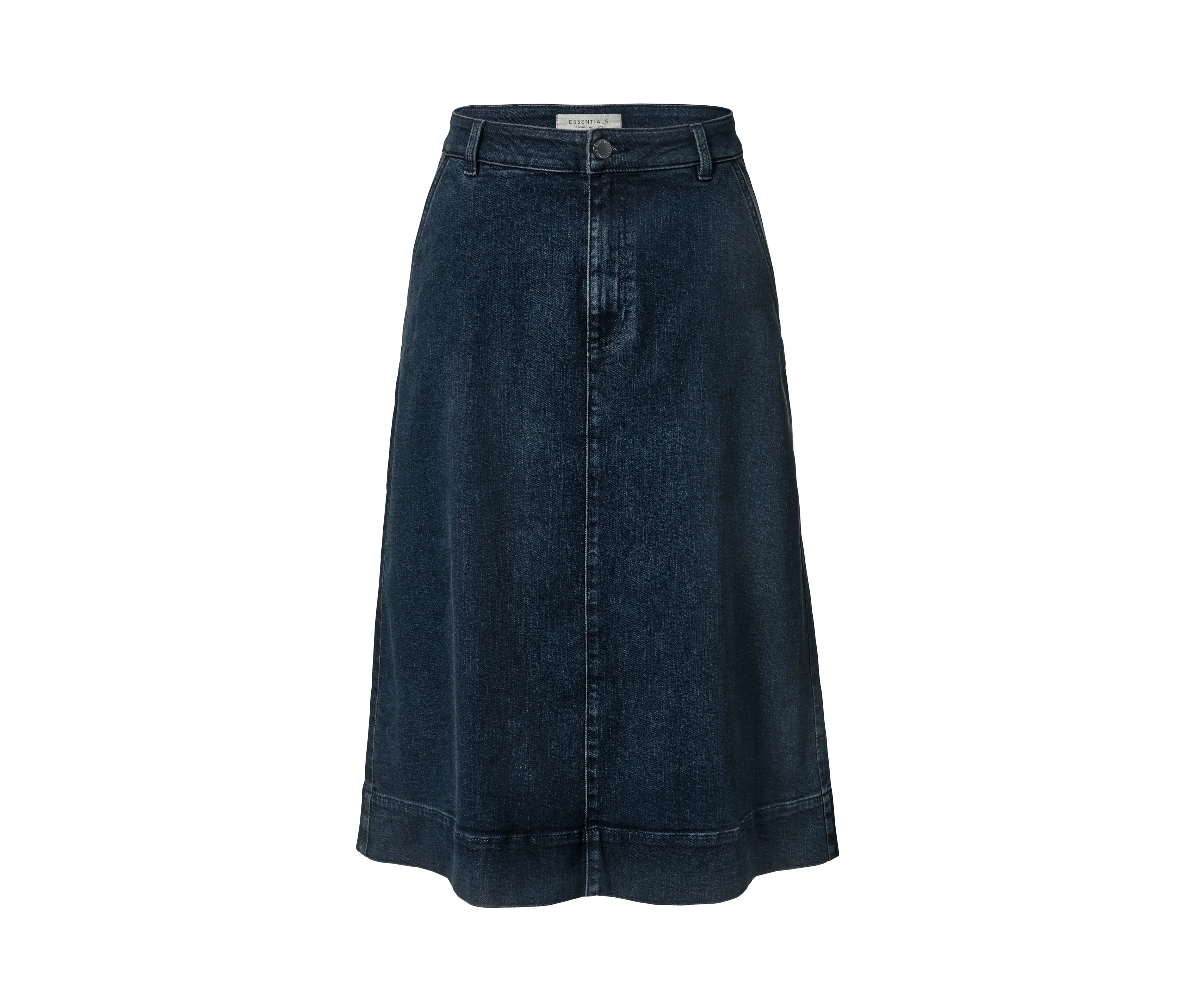 SR 9 günstig Kaufen-Tchibo - Midi-Jeansrock - Damen - Gr. 42 - dunkelblau. Tchibo - Midi-Jeansrock - Damen - Gr. 42 - dunkelblau <![CDATA[Midi-Jeansrock Farbe: Darkblue denim Material: 36% Lyocell (TENCEL™ x REFIBRA™), 34% Baumwolle, 19% Polyester (recycelt), 10% Baumwolle (