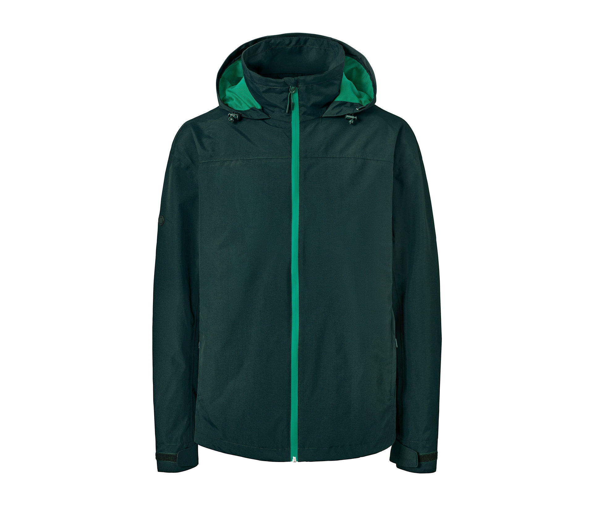 Outdoorjacke - Herren - Gr. S - dunkelgrün - dunkelgrün