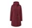 3-in-1-Outdoormantel mit Weste, rot - Weinrot