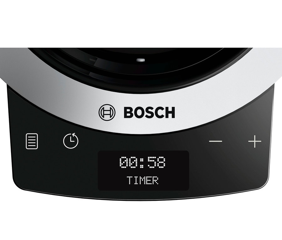 Detailaufnahme des Bedienfelds der Bosch Küchenmaschine Bosch MUM9DT5S41.