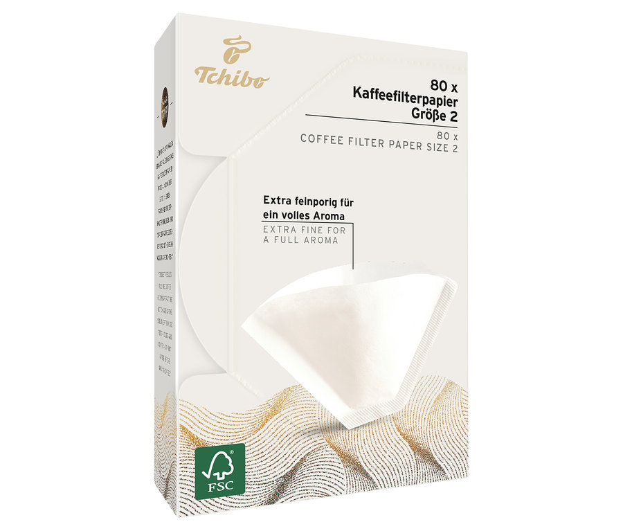 Filterpapier Gr. 2, weiß 18x 80 Stk.