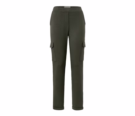 Grüne Joggpants mit Cargo-Taschen.