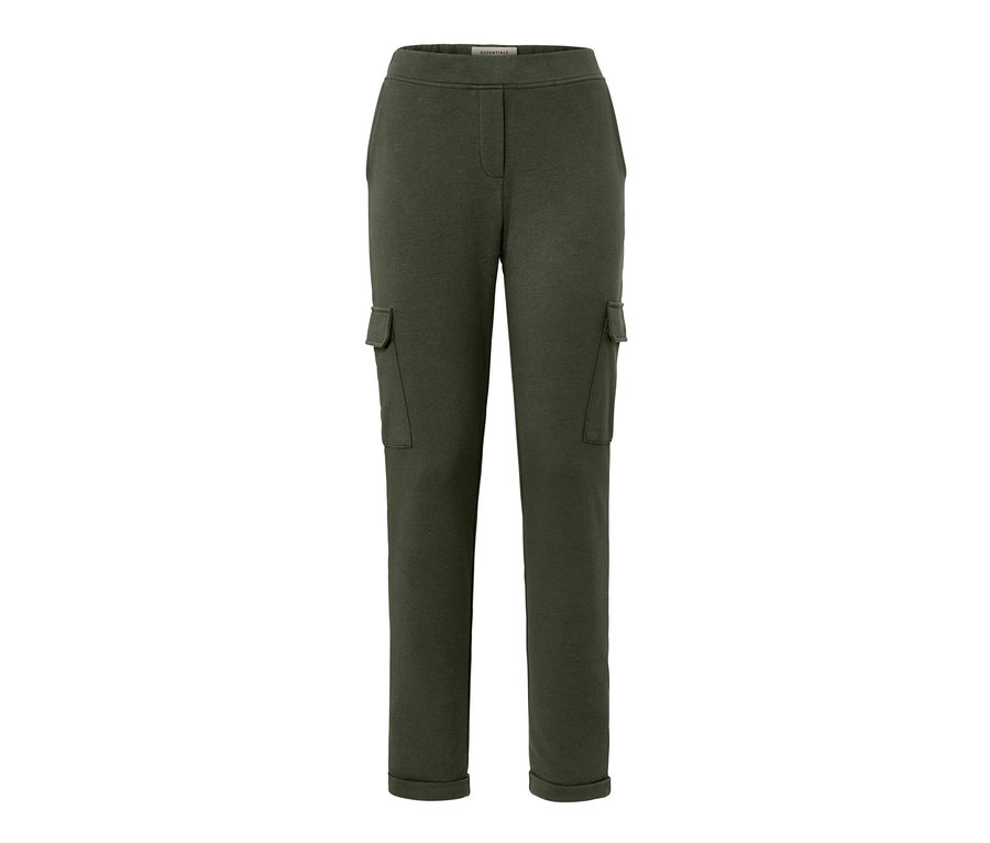 Grüne Joggpants mit Cargo-Taschen.