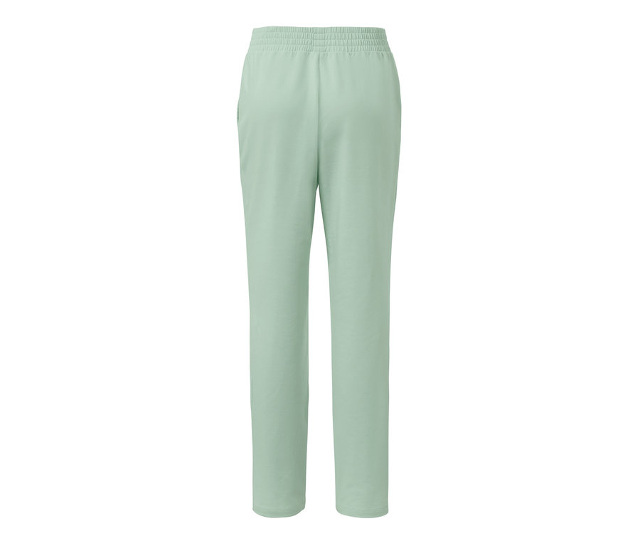 Rückansicht einer hellgrünen Joggpants.