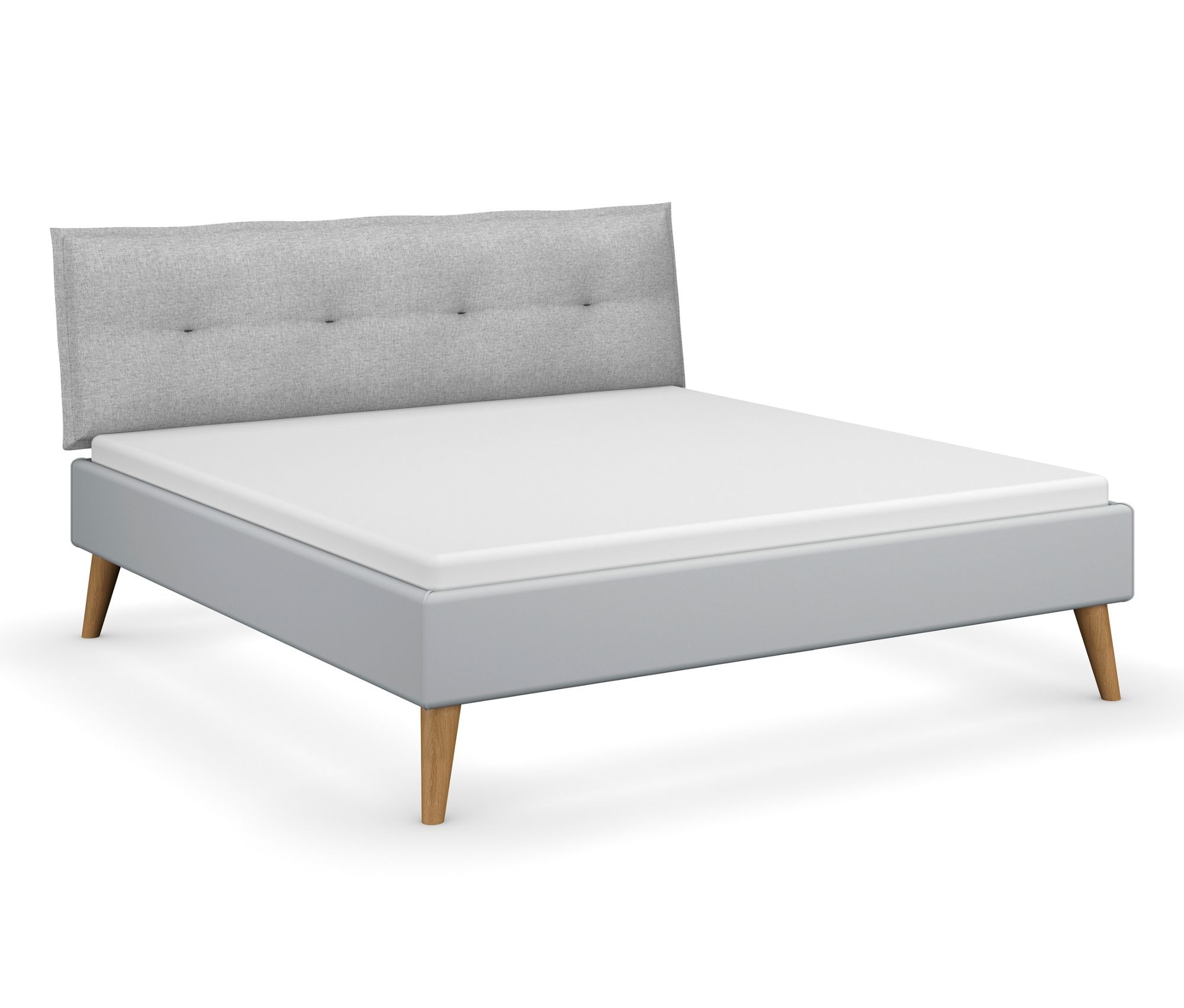 rauch Bett »Skandi« - 193x219x109cm - braun - Holz