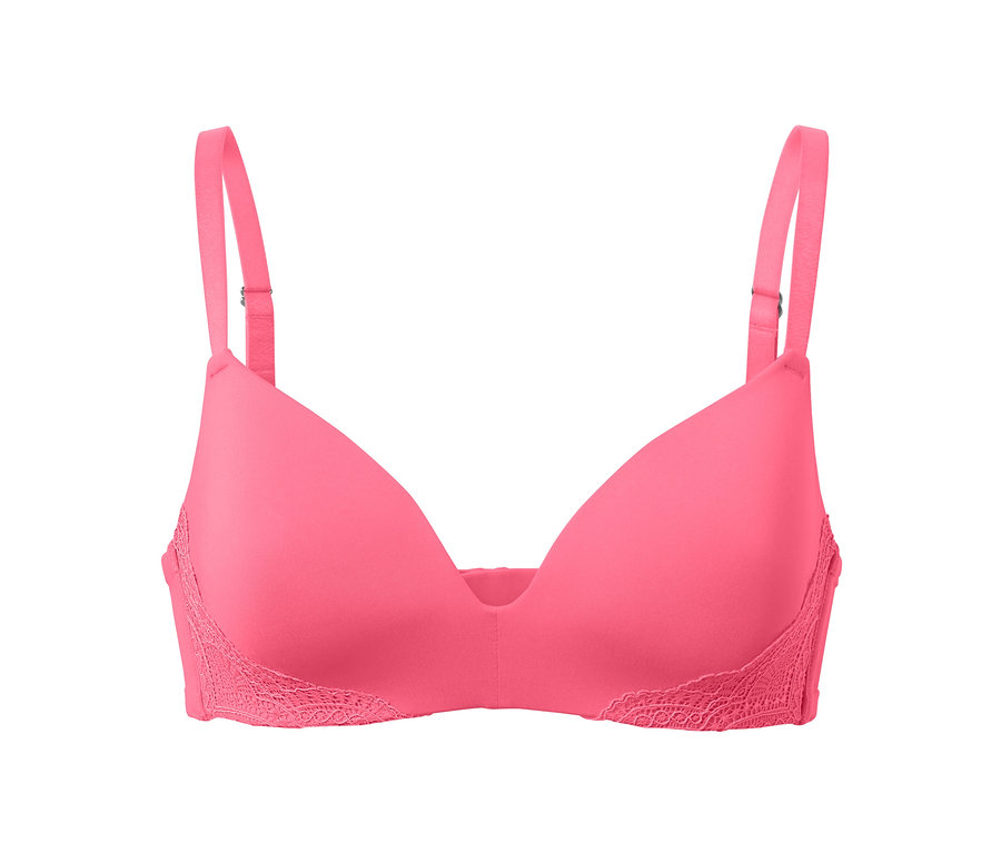 Pinkfarbener Softschalen-BH.