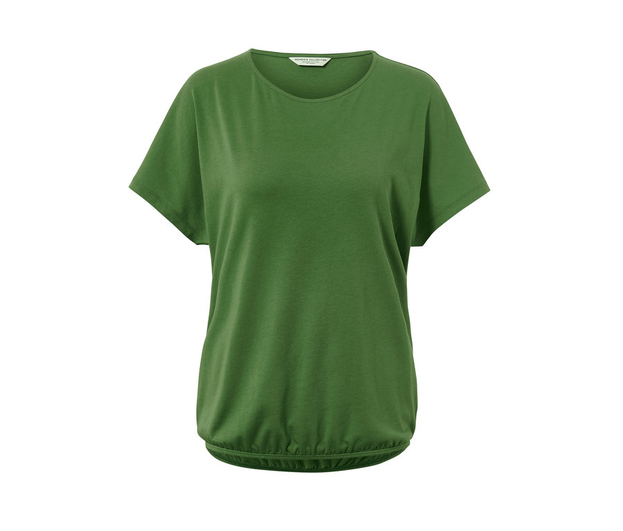 Grünes Blusenshirt.