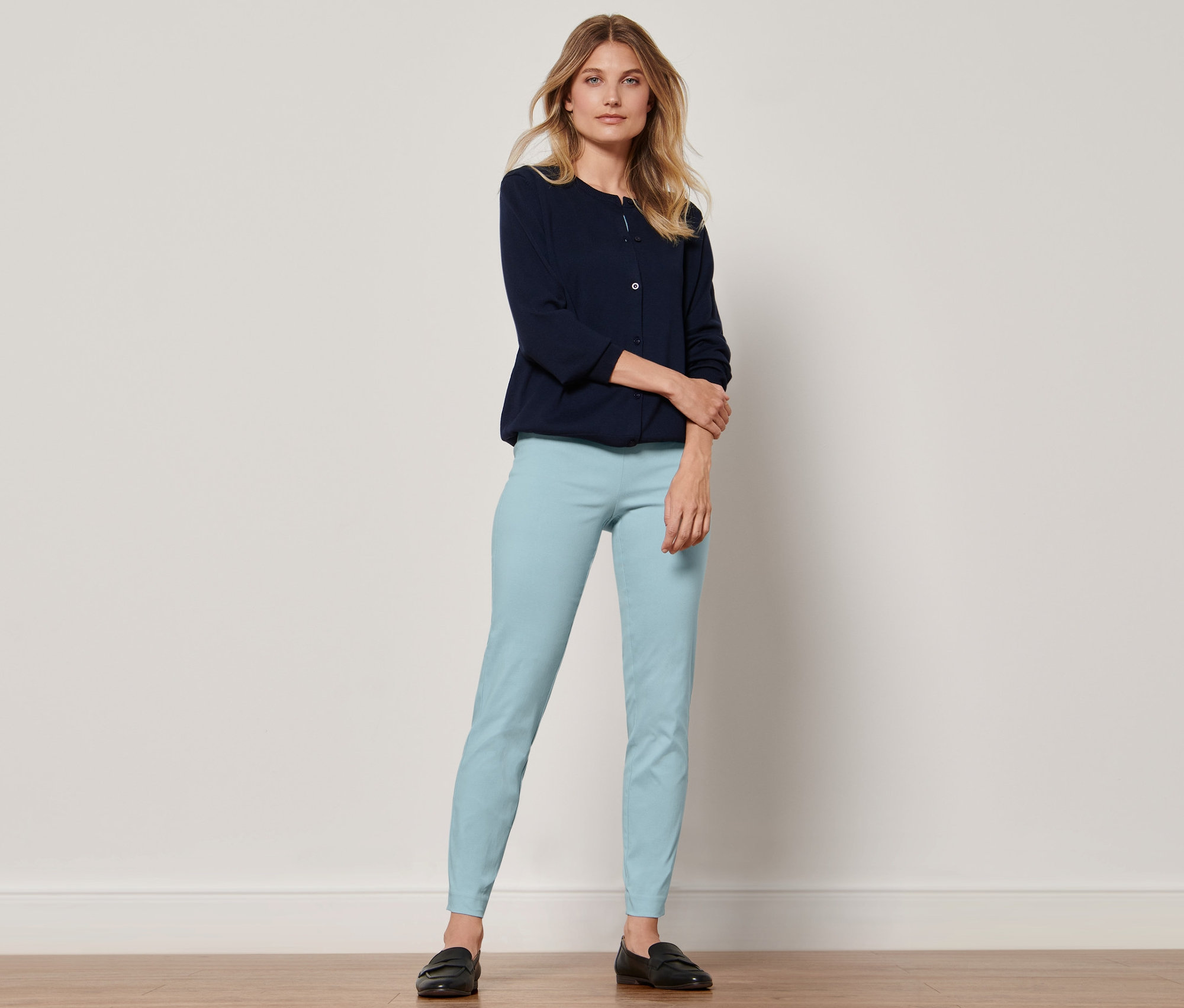 Thumbnail - Tchibo - Stretchhose - Damen - Gr. 40 - hellblau