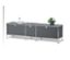 Lowboard »CN3« mit 3 Klappen, grau - Matt grau