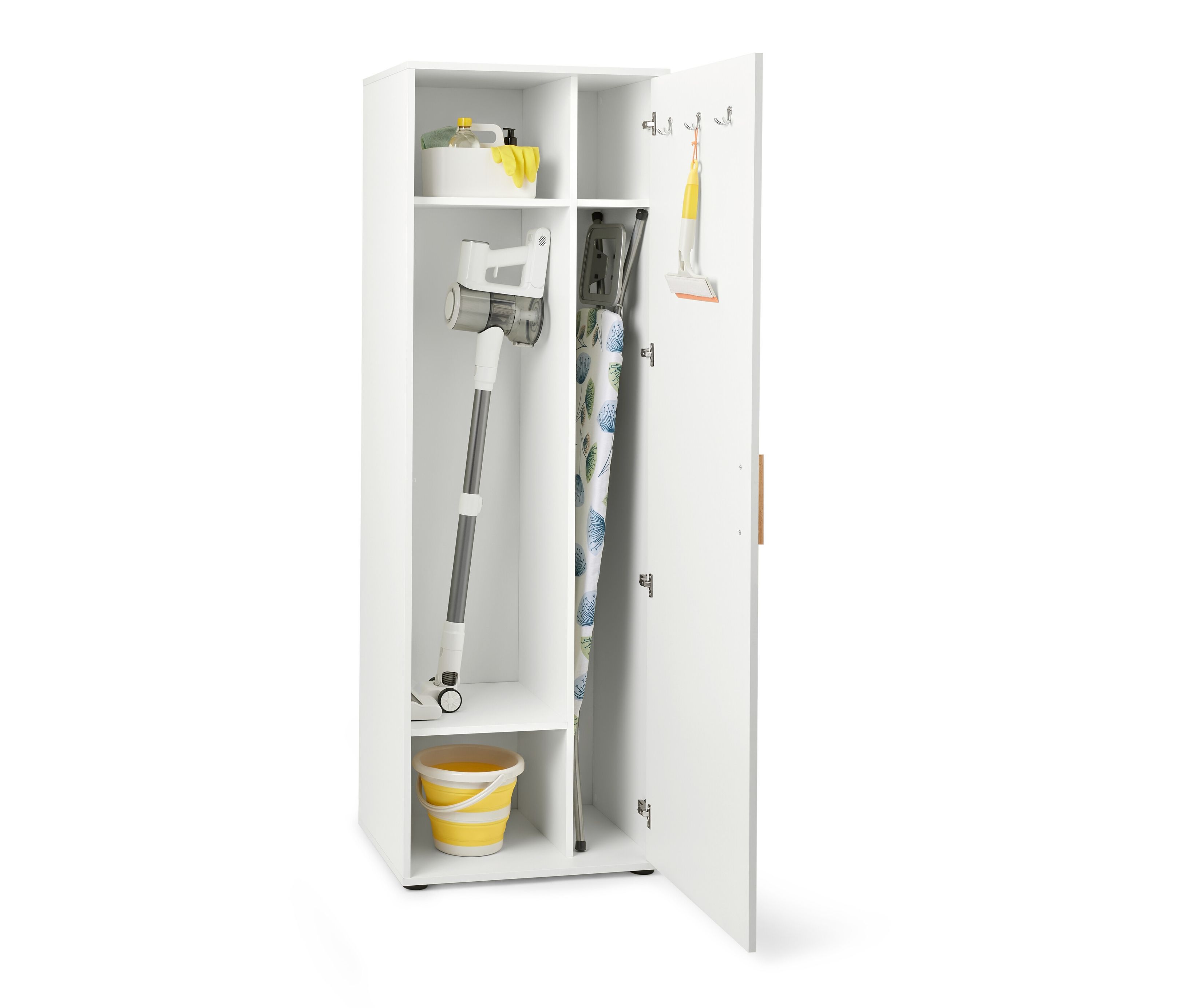 Tchibo - Universalschrank - 60x45x180cm - silber - Holz / Aluminium