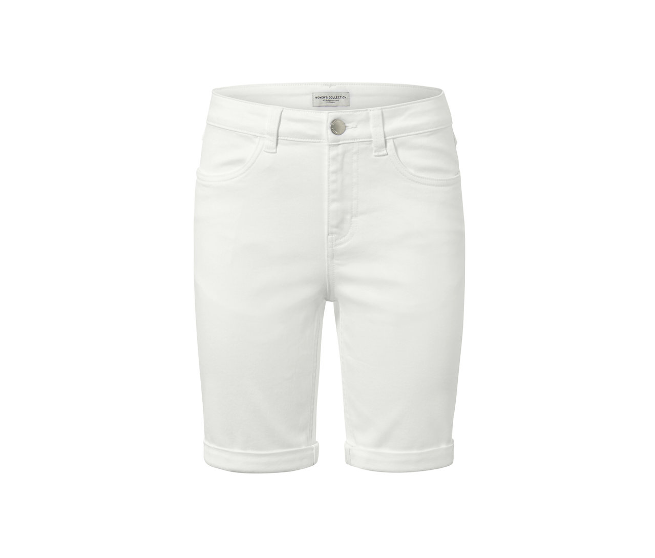 Weiße Bermuda Colored Jeans im Fit »Lea«.