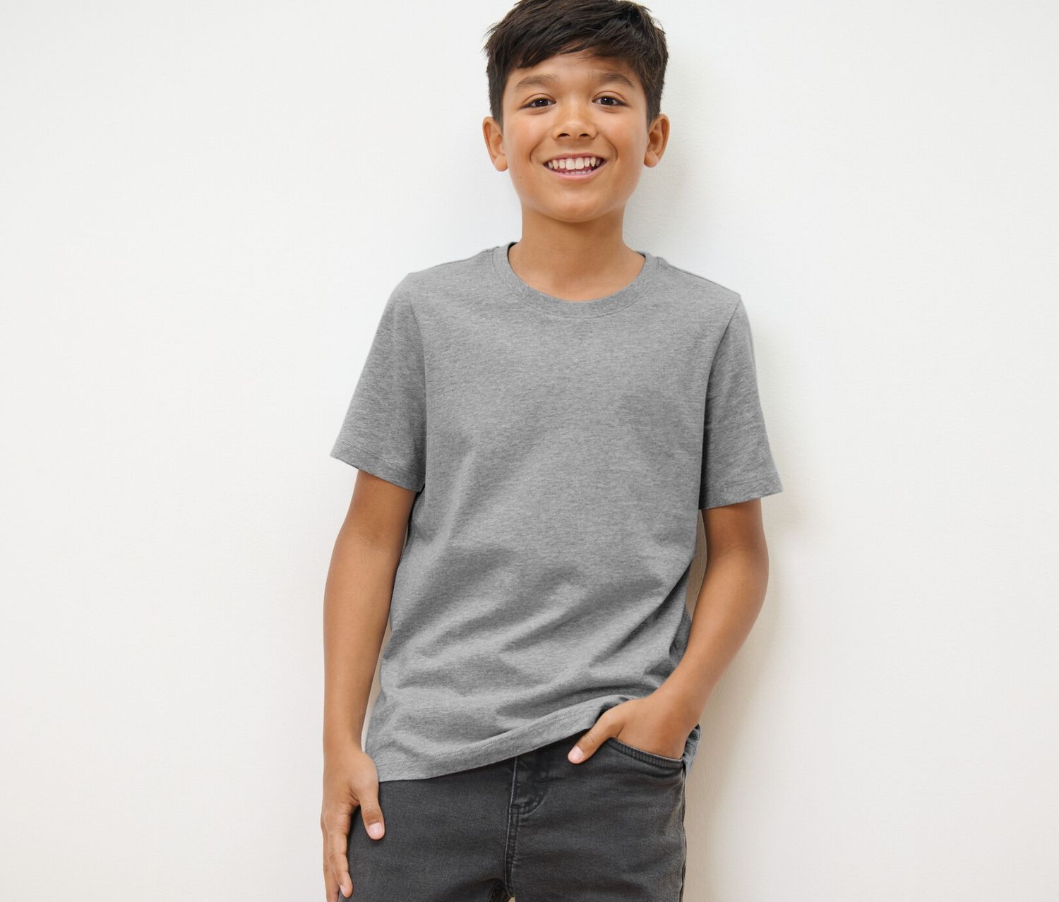 Thumbnail - Tchibo - 3 Kinder-T-Shirts - Jungen - Gr. 122/128 - schwarz