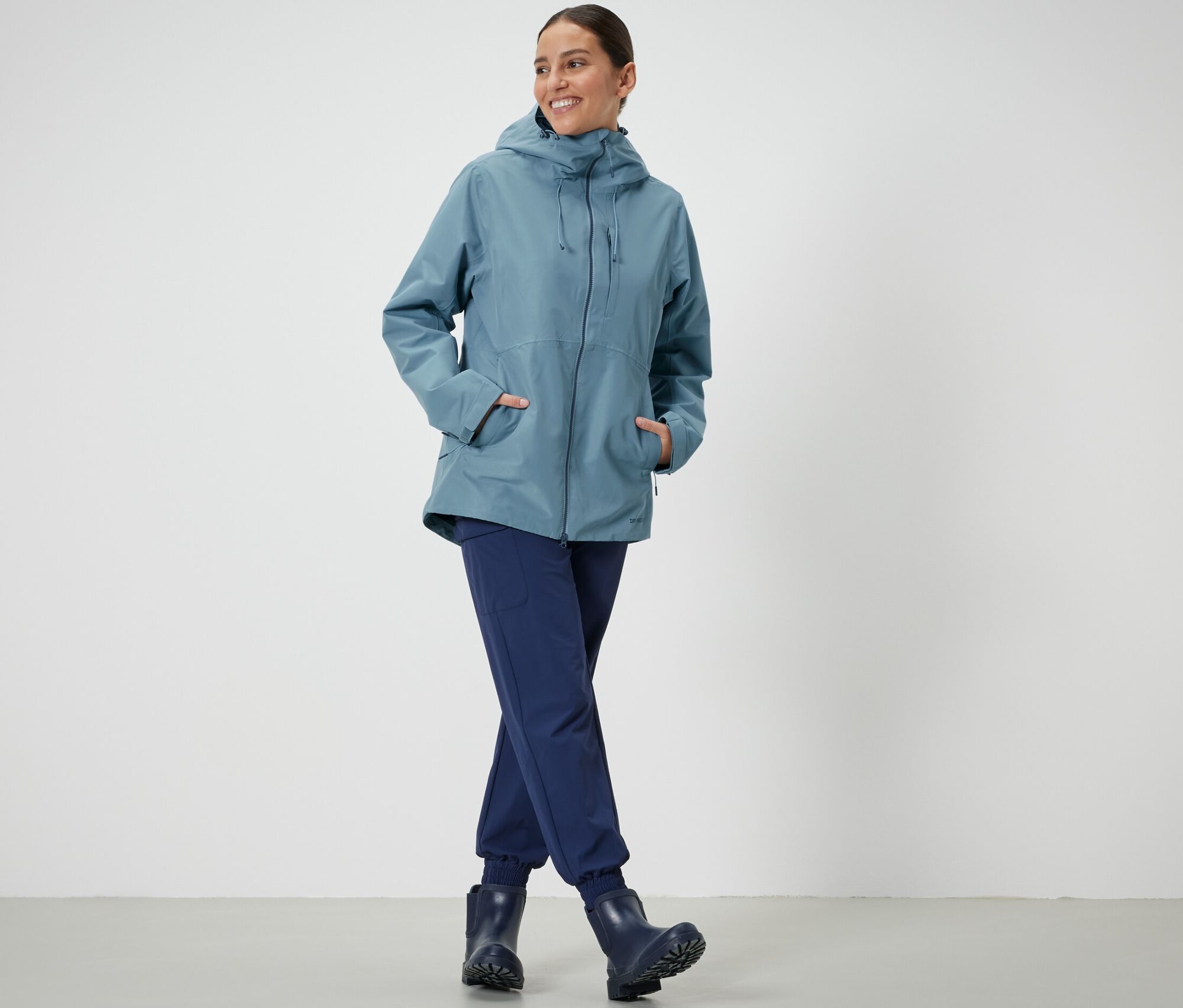 Thumbnail - Tchibo - Funktions-Outdoorjacke - Damen - Gr. 38 - graublau