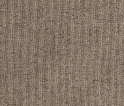 Nahaufnahme der Textur eines DOMO 2-Sitzer-Sofas »FuAR« in Taupe.