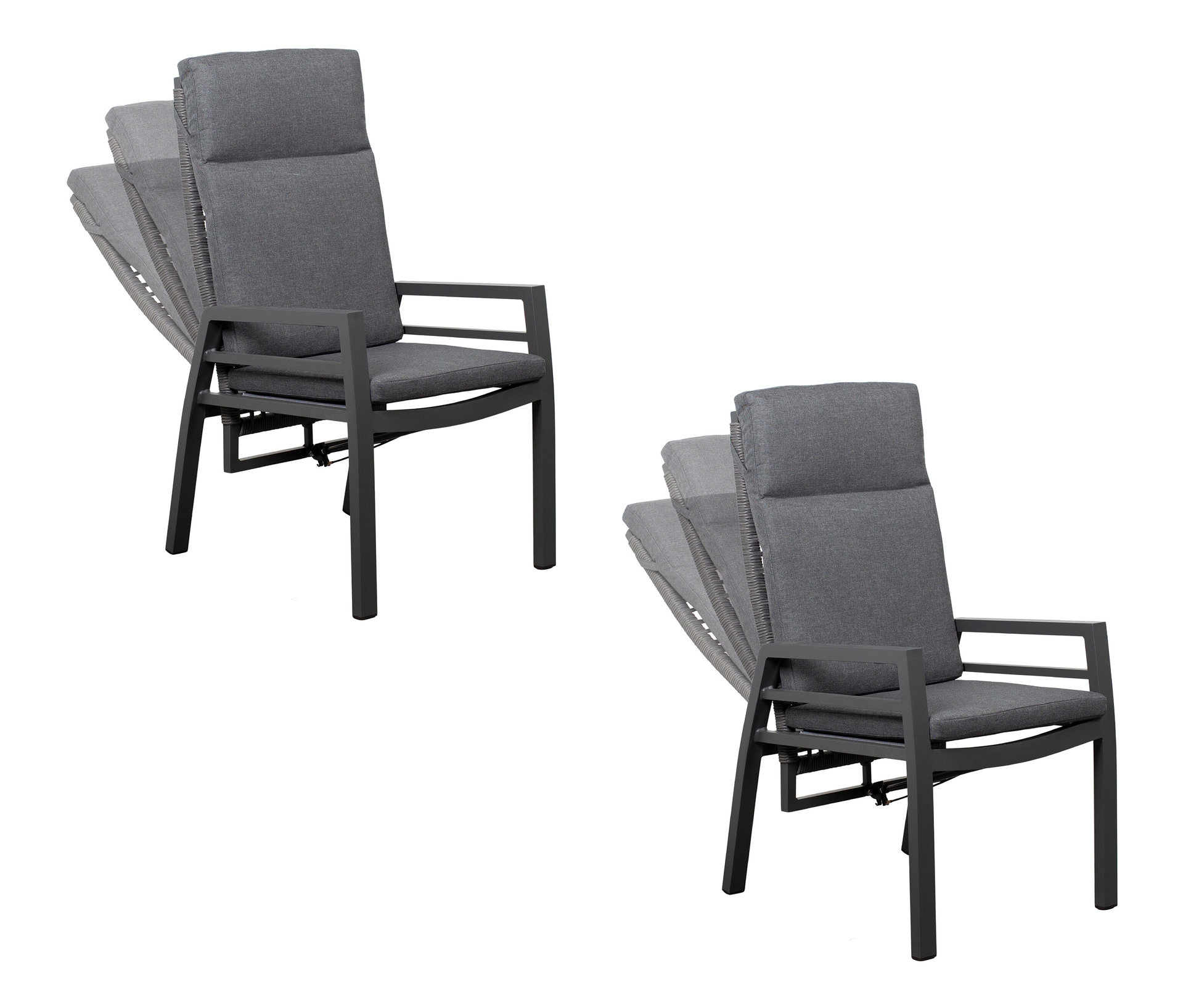2 deVries Hochlehner - 60x62x110cm - anthrazit -