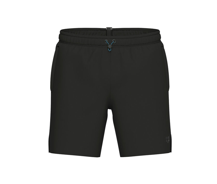 Schwarze Badeshorts der Marke Arena.