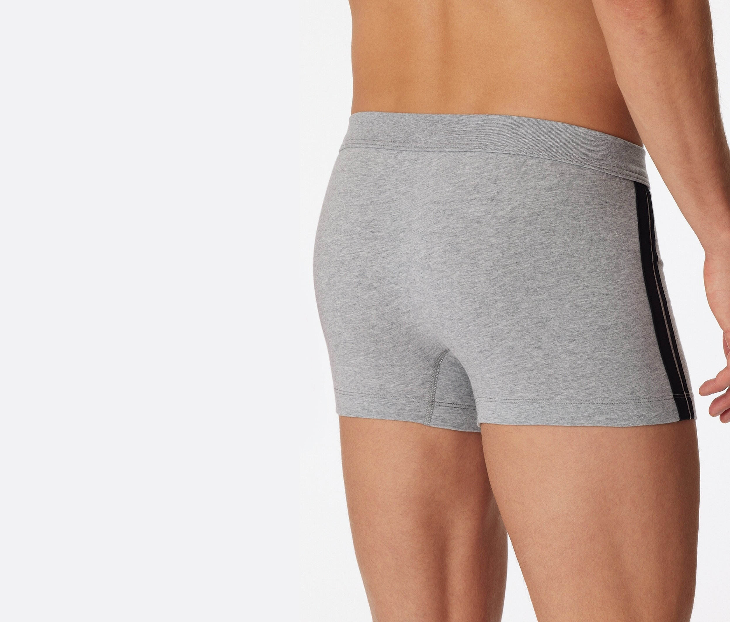 Thumbnail - 3 Schiesser Shorts - Herren - Gr. L/6 - grau