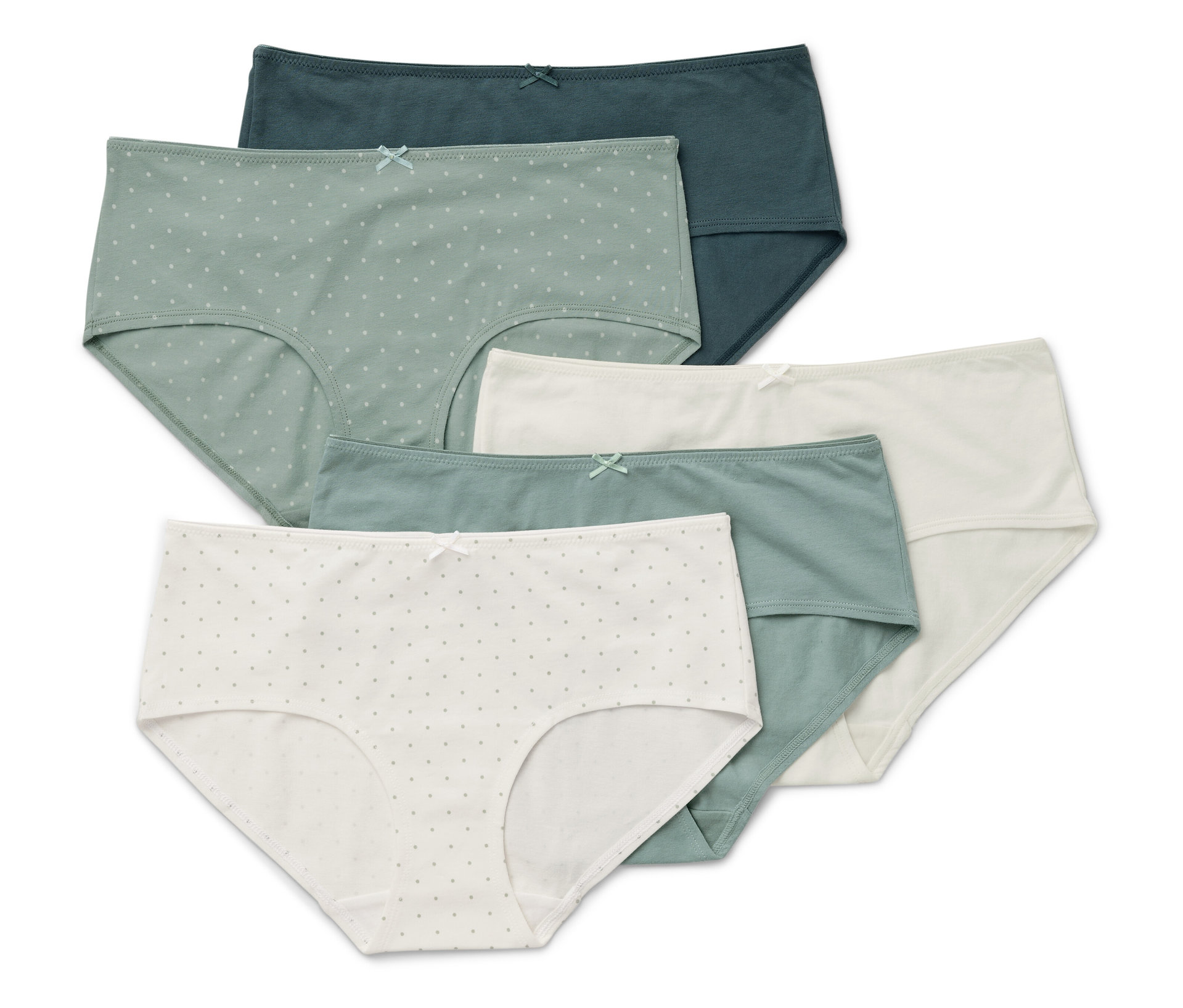 Pantys - Damen - Gr. XXL - petrol/gepunktet - petrol