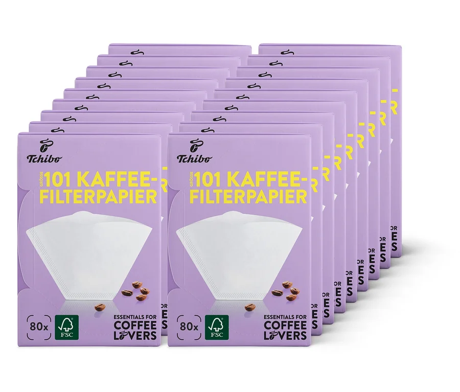 Filterpapier Gr. 101, weiß, 18x 80 Stk.