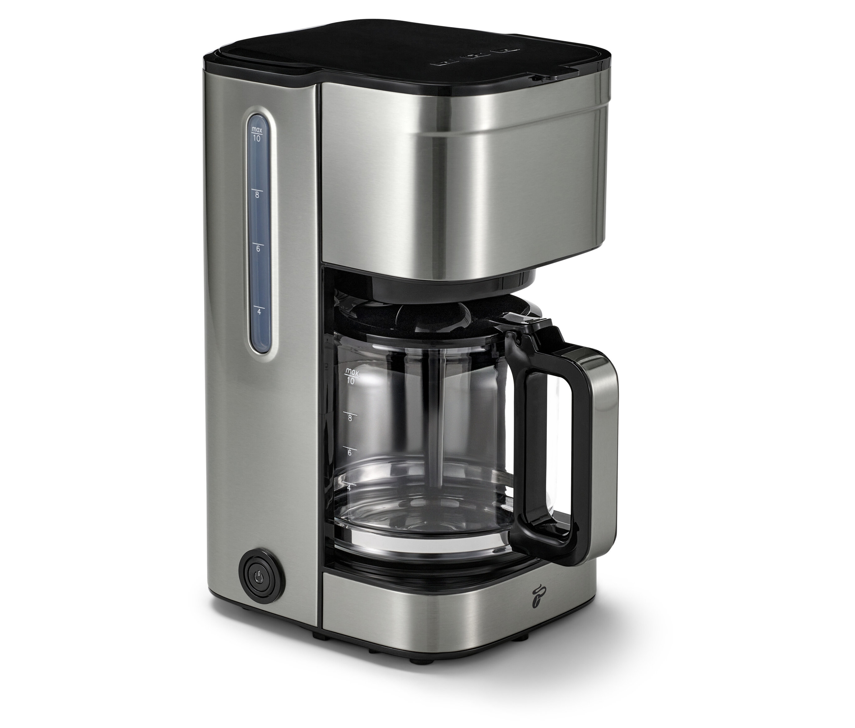 Tchibo - »Let's Brew Elegant« Filterkaffeemaschine - silber