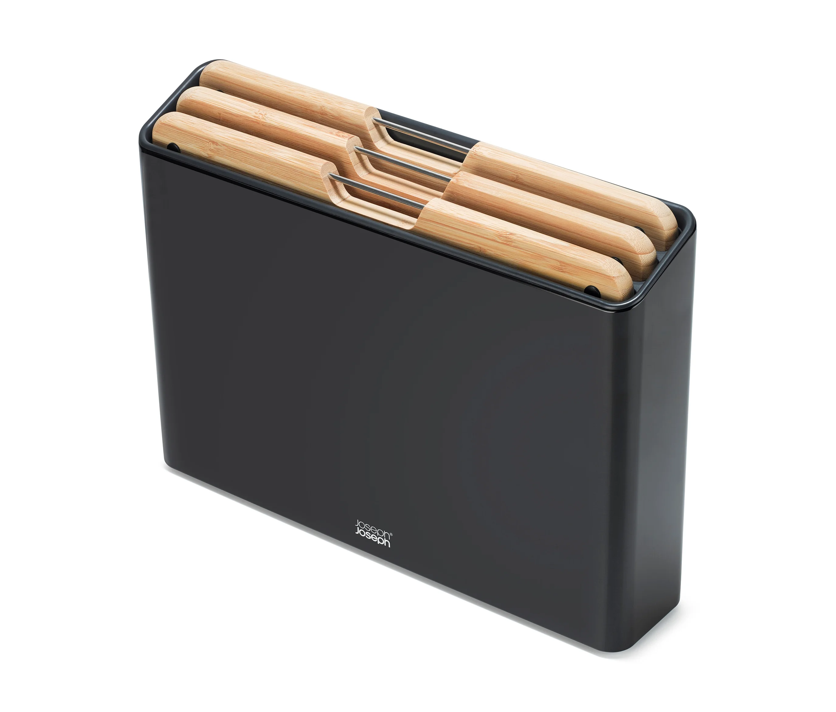 Joseph Joseph Schwarz Folio™ Steel Bamboo Schneidebretter