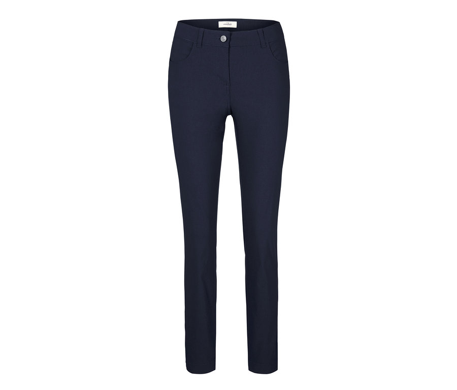 Marineblaue Bengalin-Hose.