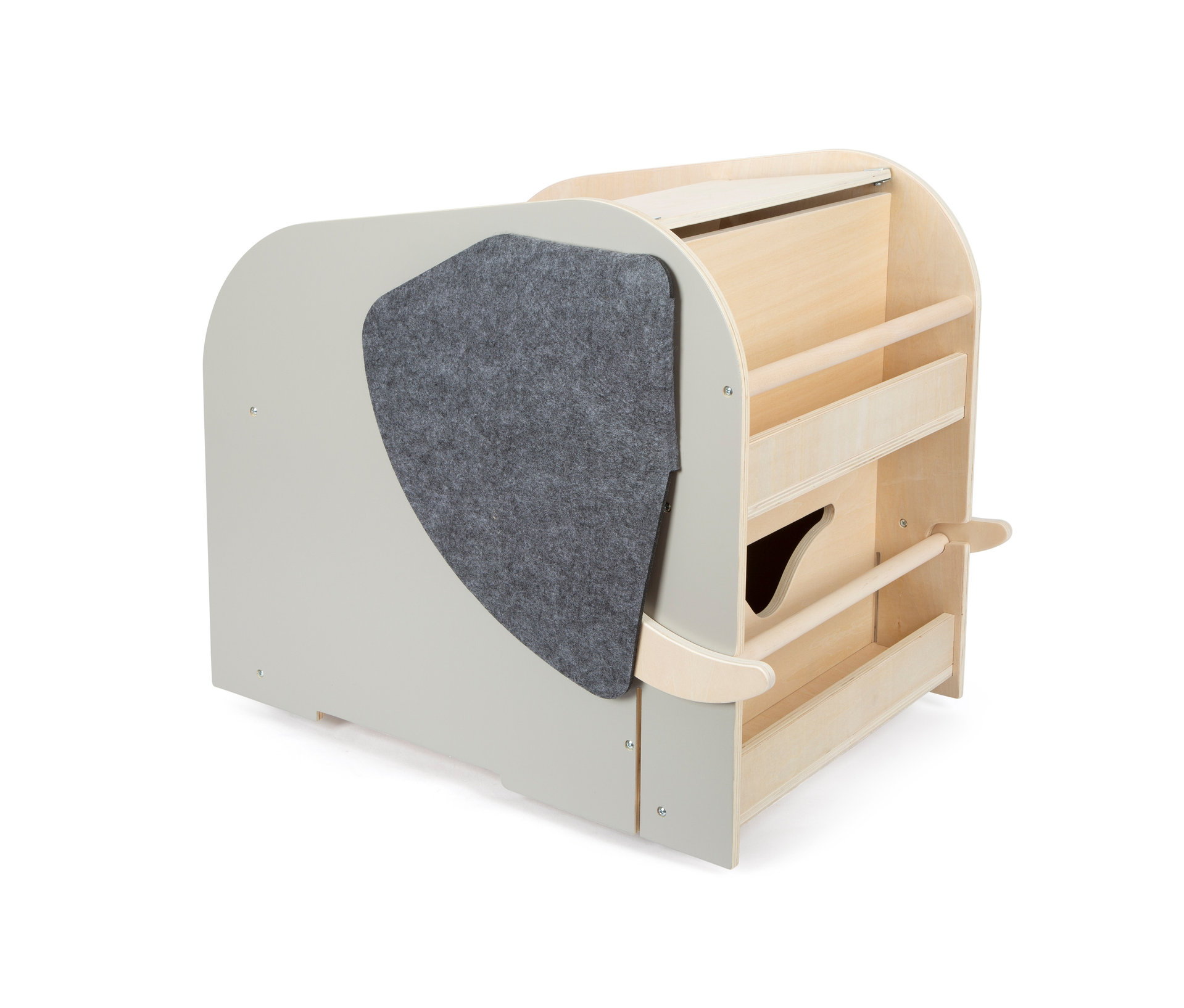 small foot Spielzeugbox Elefant »Wildlife« - hellgrau