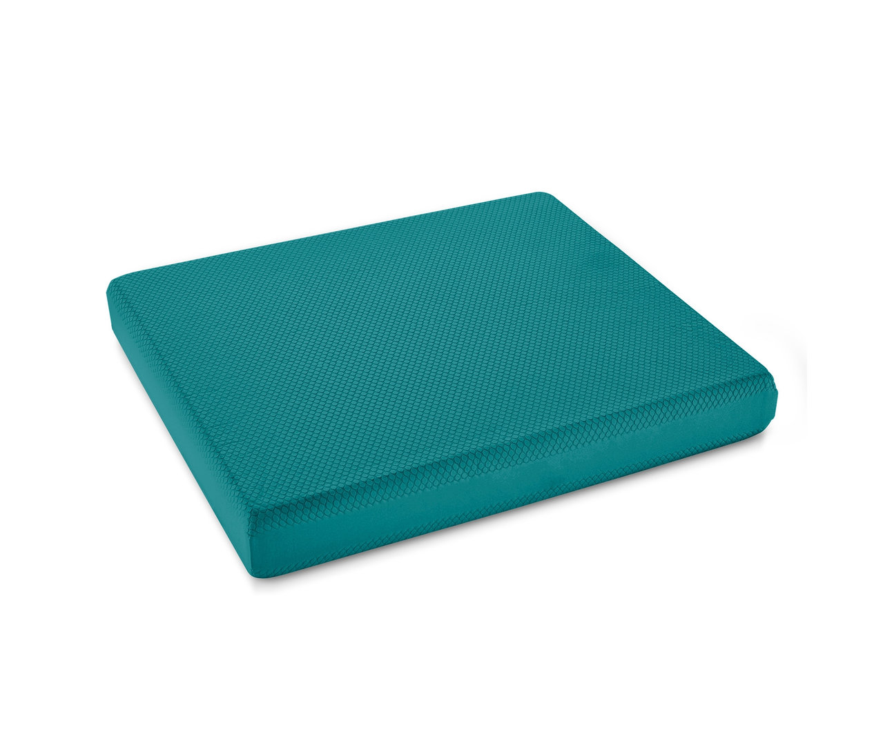 Türkises Balance-Pad.