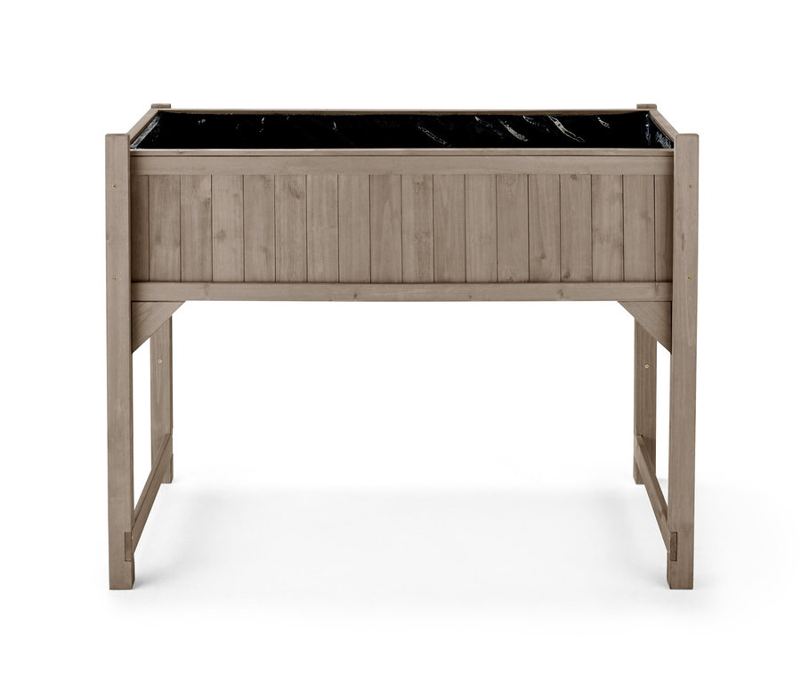 Ein Hochbeet »Jonte« mit schwarzem Einsatz.