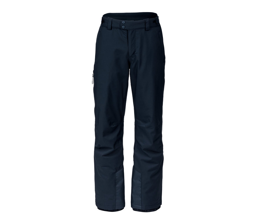 Eine marineblaue Skihose.