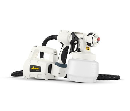 Detailaufnahme eines weißen WAGNER WallSprayers »W450« mit schwarzen Details.