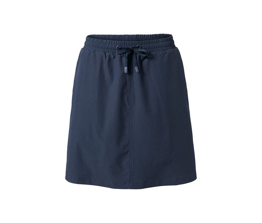 Eine dunkelblaue Funktionsrockshorts.