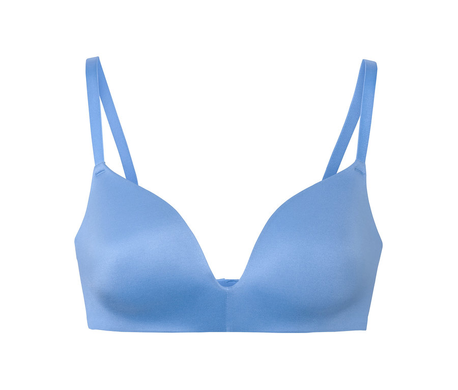 Blauer Softschalen-BH.