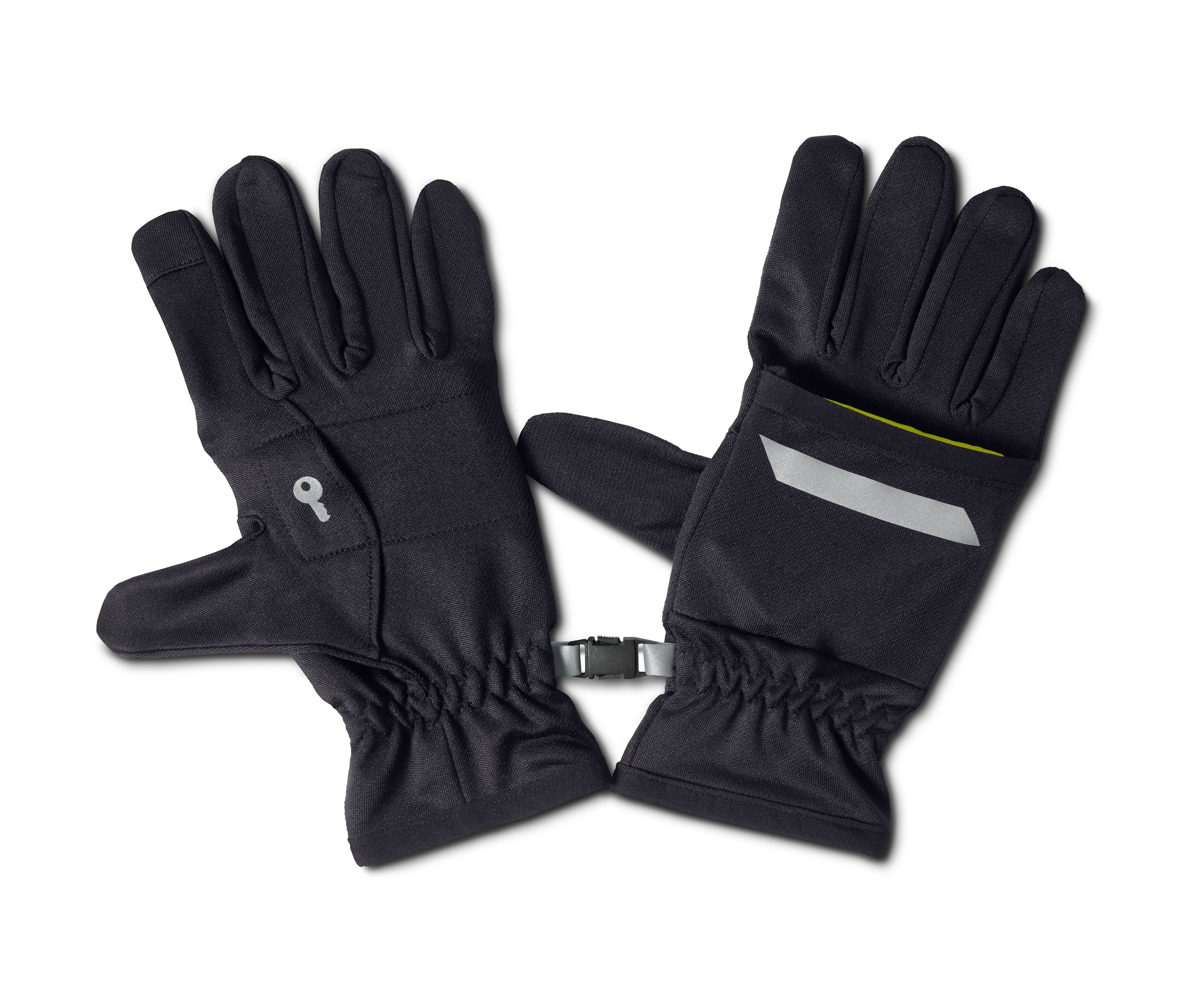 Tchibo - 2-in-1-Laufhandschuhe - Herren - Gr. 6,5 - gelb