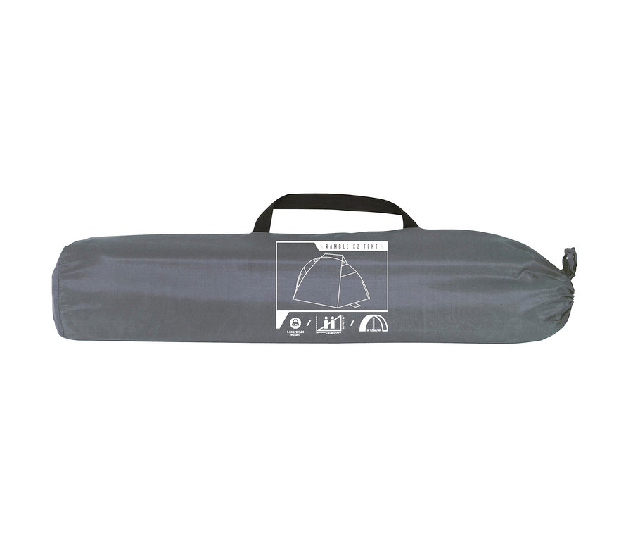 Graue Hülle des Bestway® Pavillo Strandmuschel »Ramble X2« mit schwarzem Griff.