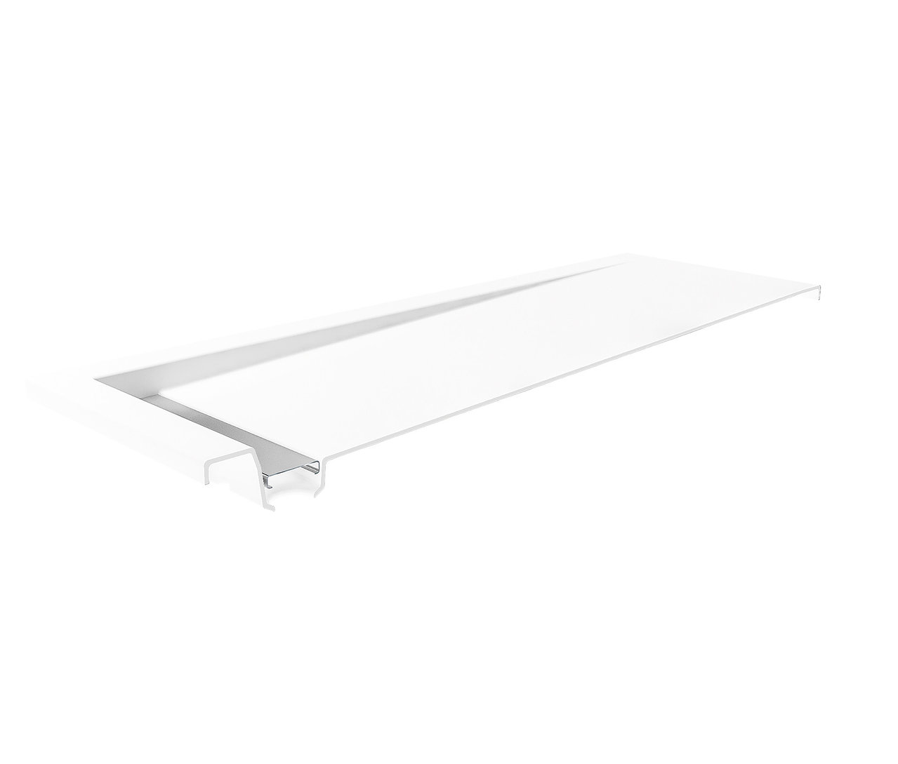 Weiße Breuer®-Duschwanne, ca. 90 x 120 cm, ca. 80 x 120 cm und ca. 90 x 100 cm.
