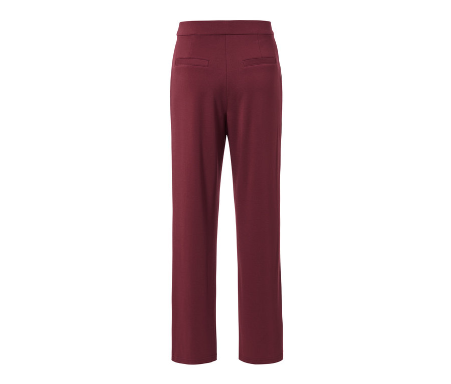 Weinrote Joggpants mit Biese.
