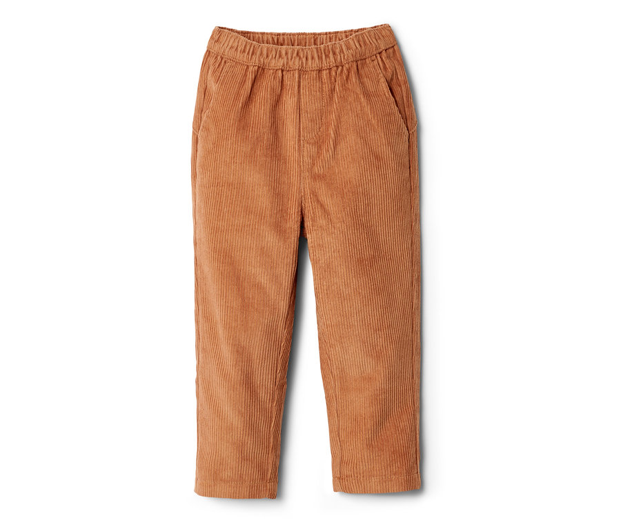 Eine braune Kinder-Cord-Pull-on-Pants.