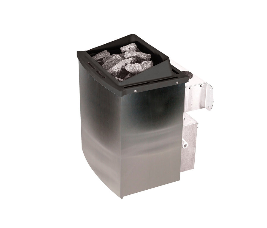 Steine in Karibu Fasssauna »Nadi 1«.